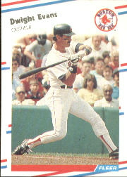 1988 Fleer Baseball Cards      351     Dwight Evans